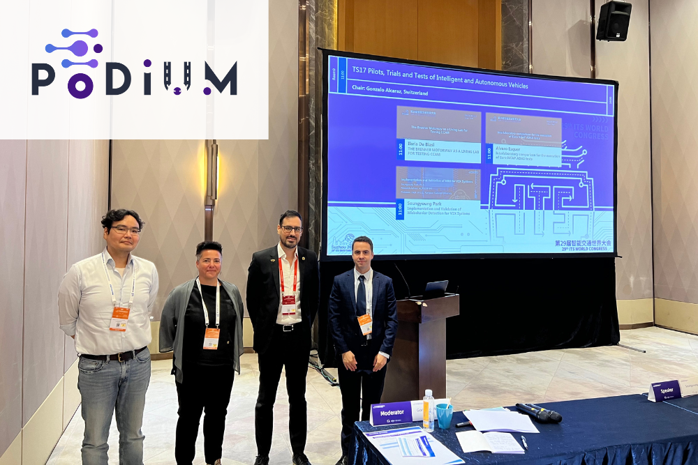 PoDIUM at the ITS World Congress 2023 in Suzhou